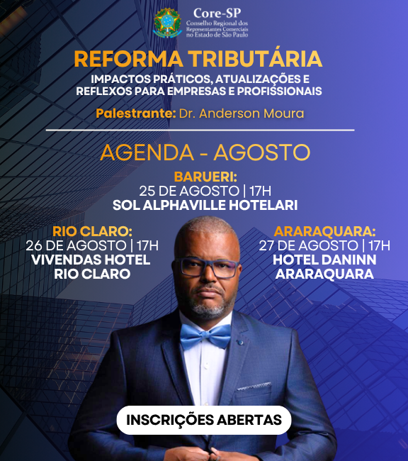 Core-SP | Conselho Regional dos Representantes Comercias do Estado de São Paulo